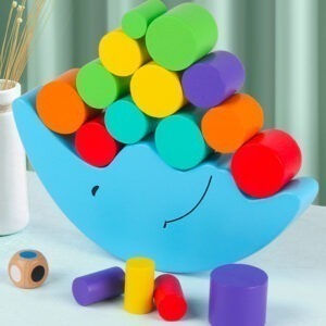 Wooden Moon Balance Wood Building Blocks Toy